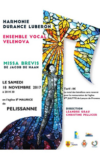18/11 - Concert Harmonie & Chorale à Pélissanne